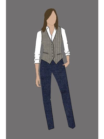 182151 - Uniform Pant Ladies Jeans Dark Wash Frame (Indoor F&B)